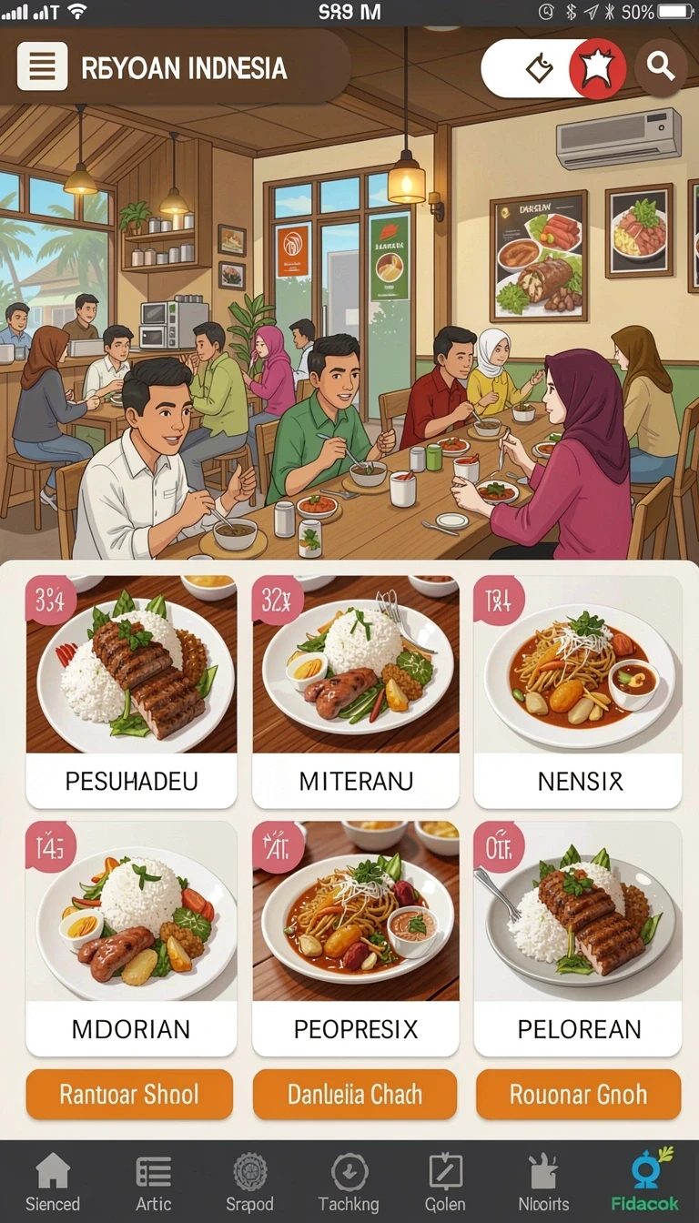 Cuplikan layar menu unduhan jktjkt untuk perangkat Android